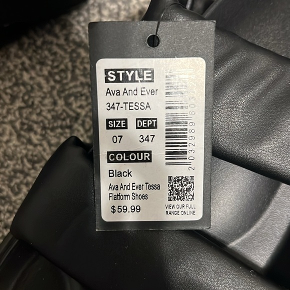 Ava & Ever black sandals. Women’s size 7. - Picture 3 of 3